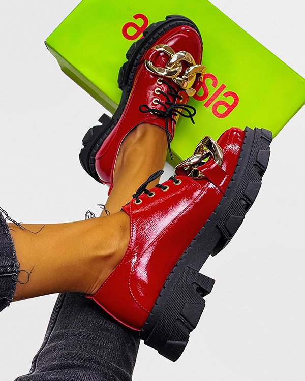 Фото: «Хайповые» туфли-дерби из 100% кожи. Купить со скидкой 29%.